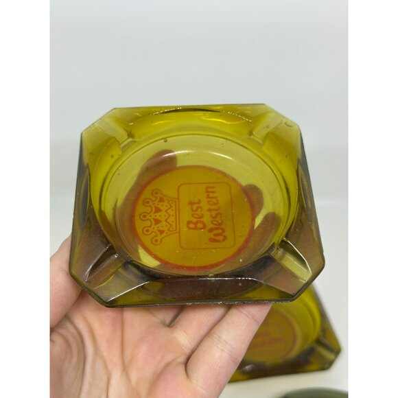 VTG Motel Glass Ashtray Lot | Holiday Inn, Rodeway, Best Western Collectibles - Picture 5 of 10